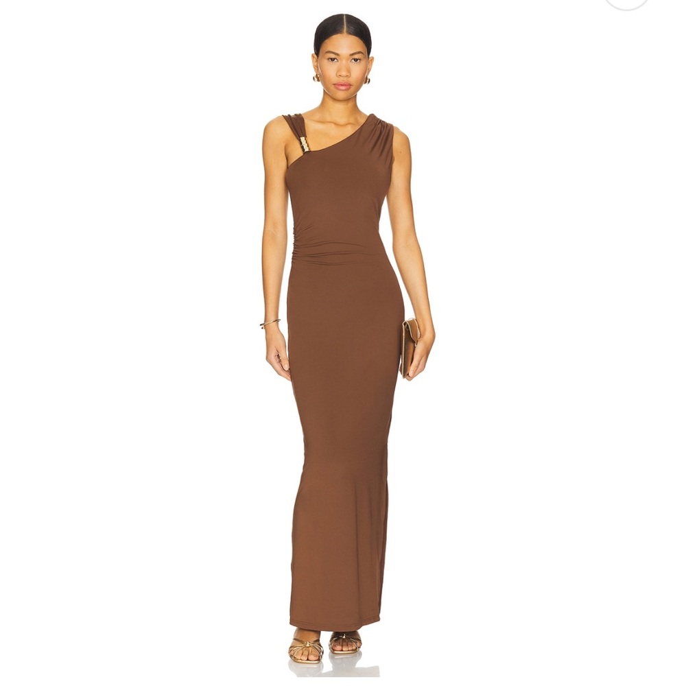 REVOLVE x SNDYS Baylee Maxi Dress in Mocha